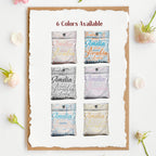 Personalized Name Book Cover with Pocket Book Cover Protector Gift for Book Lover