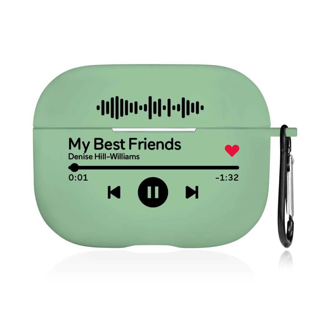 Custom Scannable Music Code Airpods 3 Soft Protective Case