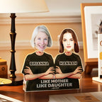 Smile Every Time It Shakes Mother's Day Gifts for Mom - Personalized Face Shaking Head Acrylic Standee for Desk Decor & Funny Surprises
