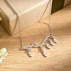 personalized engraved necklace tree optional quantity pendant trendy wedding display
