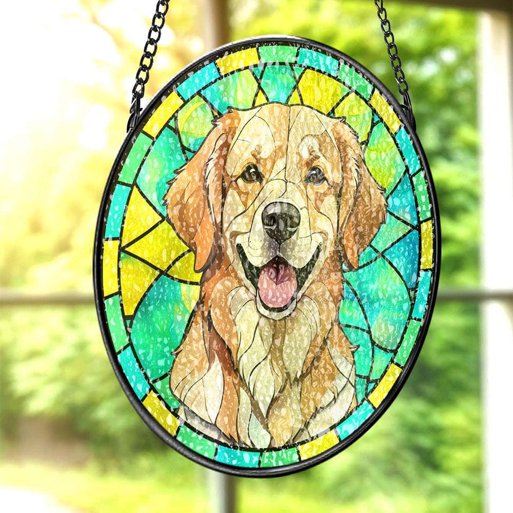 suncatcher ornament personalized design loss of dog gift window hanging keepsake design preview