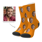 comfortable daily style photo socks gift for boyfriend