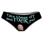 Personalized Face Playful Adult Panties Custom Women's Underwear Valentine's Day Gift