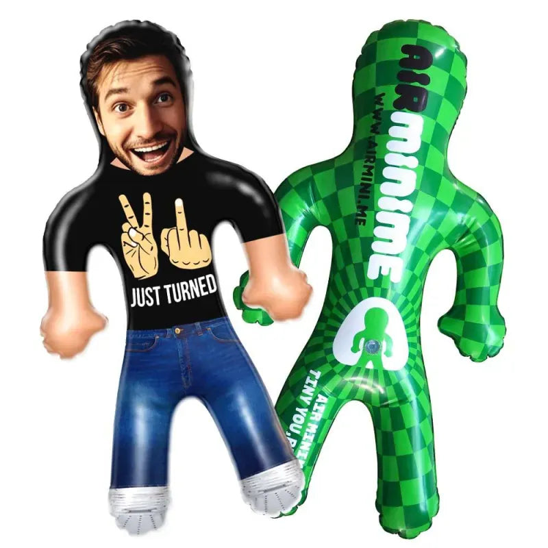 Custom Face JUST TURNED Blow Up Dolls Funny Inflatable Balloon Custom Air Doll for Party Favors