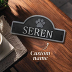 cat memorial door sign home entry personalized name