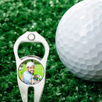 Custom Photo Golf Ball Marker Golf Fork Ball Marker for Golf Practice