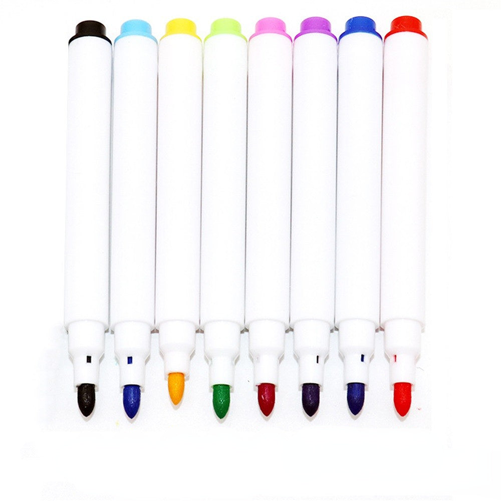 8 Colors Erasable Whiteboard Marker Pen Office School Stationery