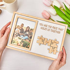 Custom Mother's Day Puzzle Engraving Photo Frame