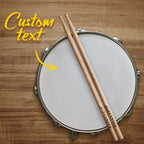 Custom Engraved Drumsticks for Drummer