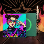 FridgeBeats Framed 4.0 Custom Anime-style Music Fridge Magnet and Photo with Colorful Frame Music Wall Photo Sticker Music Movement