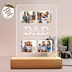 photo night light with name we love you more than all the star in the custom gift for dad personalized gift