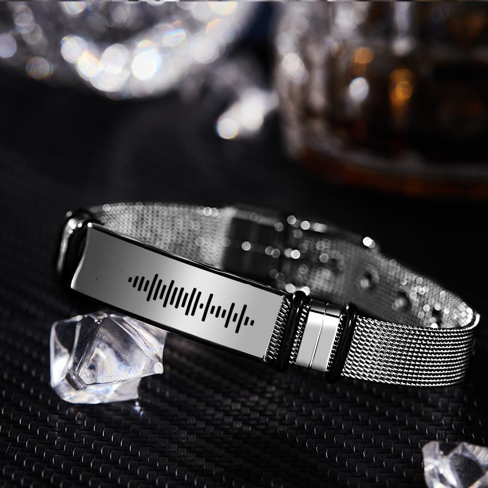 scannable code feature bracelet gift for boyfriend