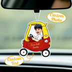 Personalized Drive Safe Car Air Freshener Custom Air Freshener Rearview Mirror Ornament Gifts for Father