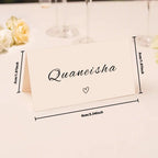 Personalized Wedding Place Names Wedding Table Place Name Cards Minimal Wedding Table Decor