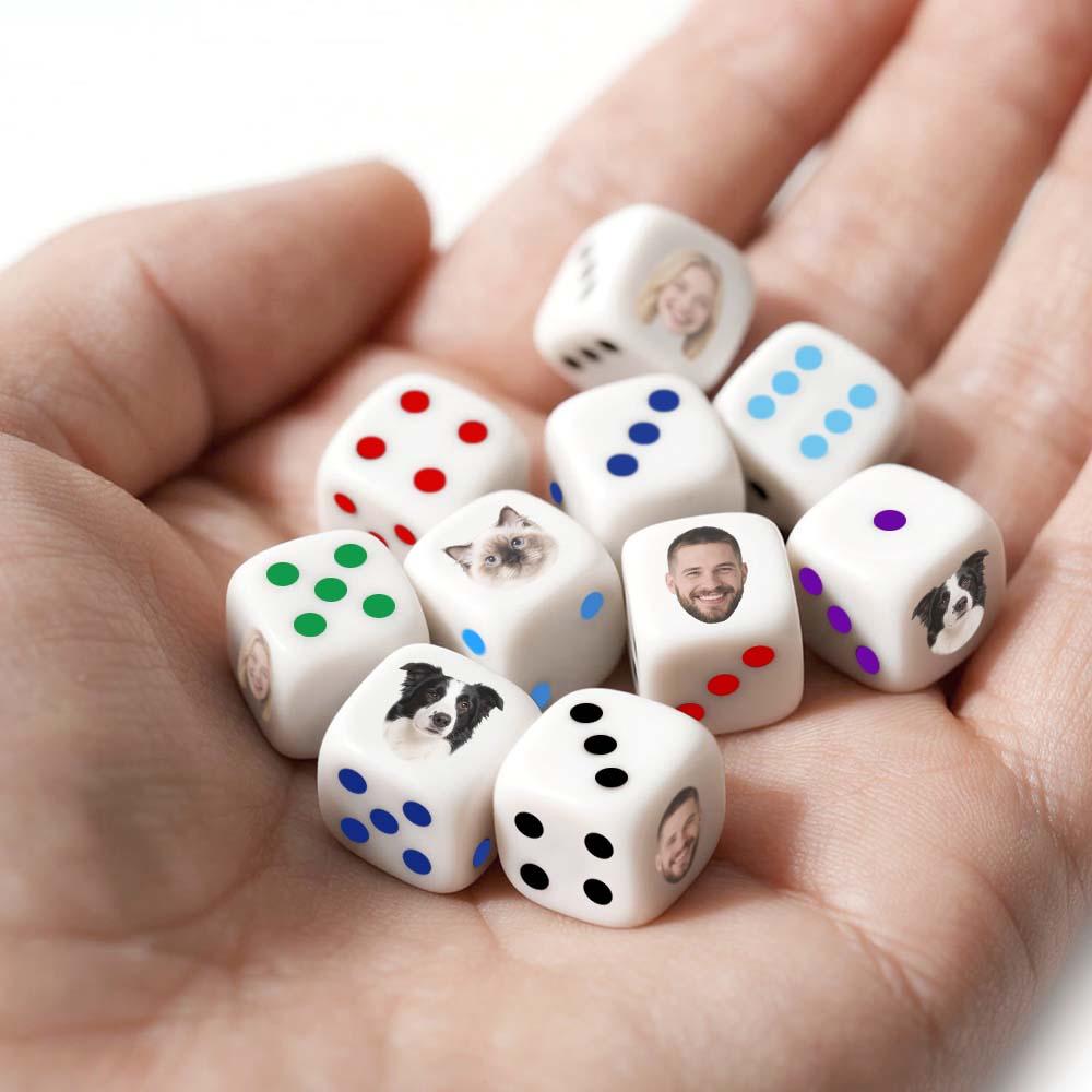 Custom Face Dice Birthday Gifts Funny Gift Party Game Gift Party Favors