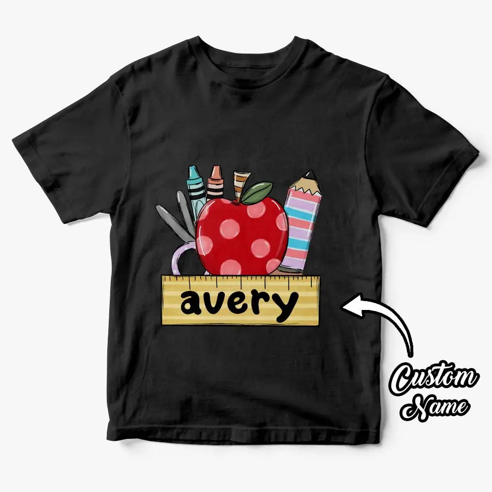 shirt personalized back to school gift for daughter angled view