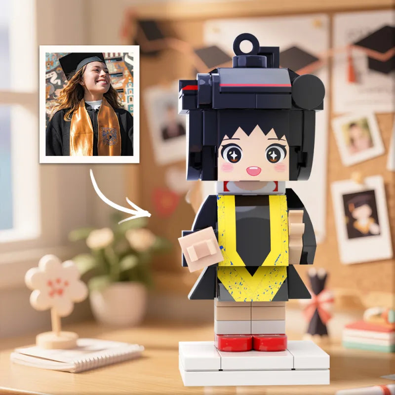 personalized brick figure gift for daughter graduation product photo