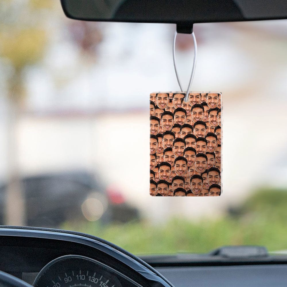 Custom Funny Car Air Fresheners Rearview Mirror Ornament Rectangle Air Freshener for Car
