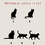 cat memorial ornament loss of cat gift personalized design