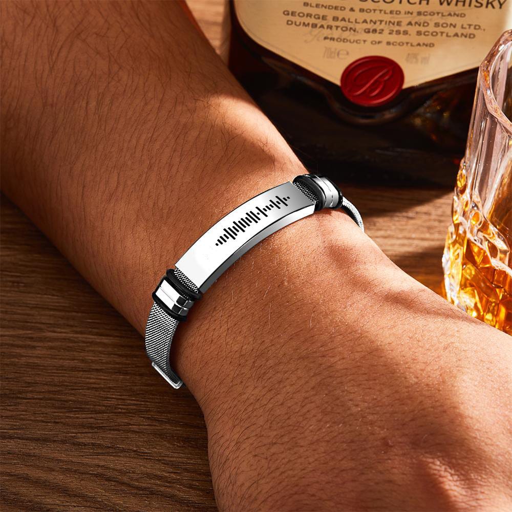 custom engraved bracelet everyday keepsake gift for boyfriend