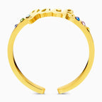 Custom Name Ring with Six Birthstones Anniversary Gift Valentine's Day Gift