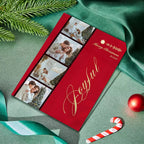 Christmas Gift Custom Glass Code Filmstrip Plaque/Keychain Four Colors Available