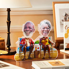 standee made with family love personalized face photo gift for grandparents