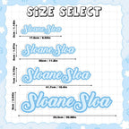 Custom Name Colorful Text Stickers Personalized Stationery for Back to School Gifts