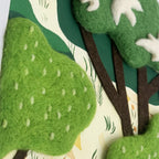 Felt Decorative Painting - Handcrafted Artwork for Home Décor
