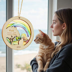 cat memorial ornament loss of cat gift memorial tree keepsake