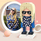 Full Body Customizable 1 Person Custom Cute Brick Figures Small Particle Block Toy Creative Gifts for Her