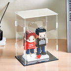 personalized bobblehead bring joy desk figurine character dustproof clear acrylic display display