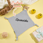 Personalized Soothe Towel Bibs Soft Sleeping Towel with Embroidered Name Gift for Baby