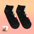 thoughtful socks for dad with custom detail
