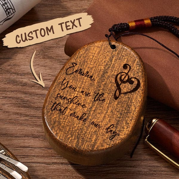 Custom Engraved Kalimba Mini Thumb Piano 8 Keys