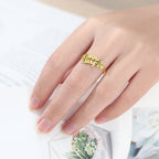 gifts for wife Heartfelt Surprise - Unique Memento - Double Names Ring - 925 Sterling Silver - gifts for wife - Anniversary v