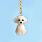 Dog Hair Collector Keychain Bag Charm Memorial Storage Box without Text Sentimental Perfect for Storing Pet Hair Gift for Dog Lovers