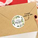 Personalized Thank You Stickers Round Wedding Birthday Favor labels for Gifts