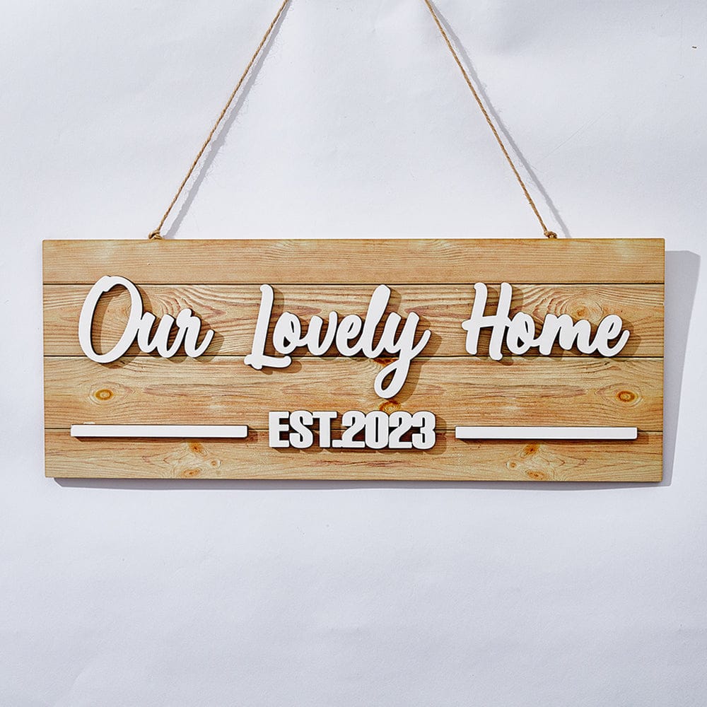 personalized name rustic wooden custom wood sign plaque for nursery decor