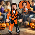 Custom Face Mr. Pumpkin Blow Up Dolls Funny Inflatable Balloon Custom Air Doll for Party Favors Halloween Gifts