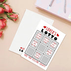 Lover's Lotto Scratch Card Valentine's Day Surprise Funny Scratch off Card Gift