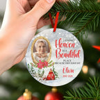 personalized photo with name ornament acrylic photo tribute