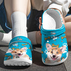 Personalized Pet Face Clogs Slipper with Name Funny Clog Birthday Gift for Pet Lover