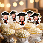 Personalized Graduation Cupcake Toppers 1 Piece Cake Decorations Party Favors Gift