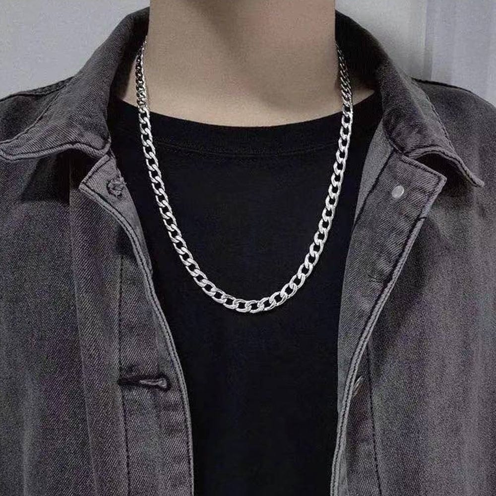 Cuban Chain Necklace With Custom Name Message Card Birthday Gift for Son