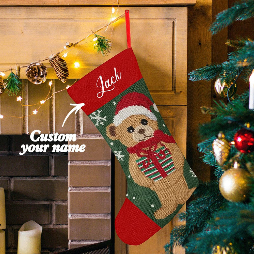 Personalized Christmas Stockings Custom Name Christmas Stocking