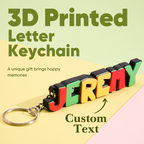 personalized cartoon keyring gift for daughter custom name plate backpack charm back to school close up