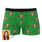 Custom Heart Face Boxer Briefs Men's Underwear