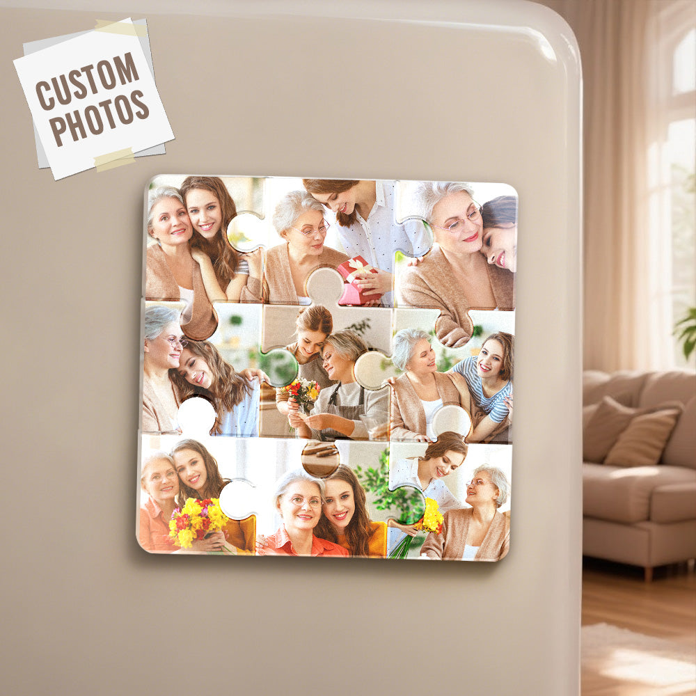 custom photo acrylic fridge magnet as a new home gift