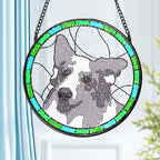 Suncatcher Ornament Love Feels Close Again Window Memorial Gift for Loss of Dog